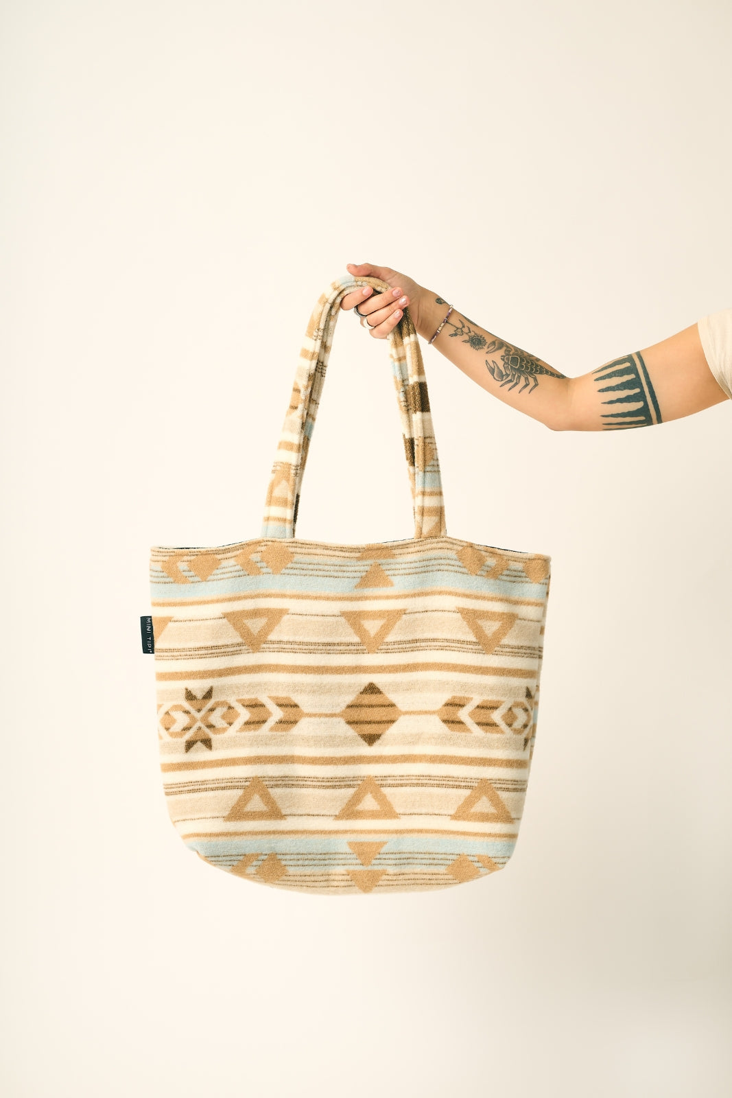 Sand Indigenous Tote Bag