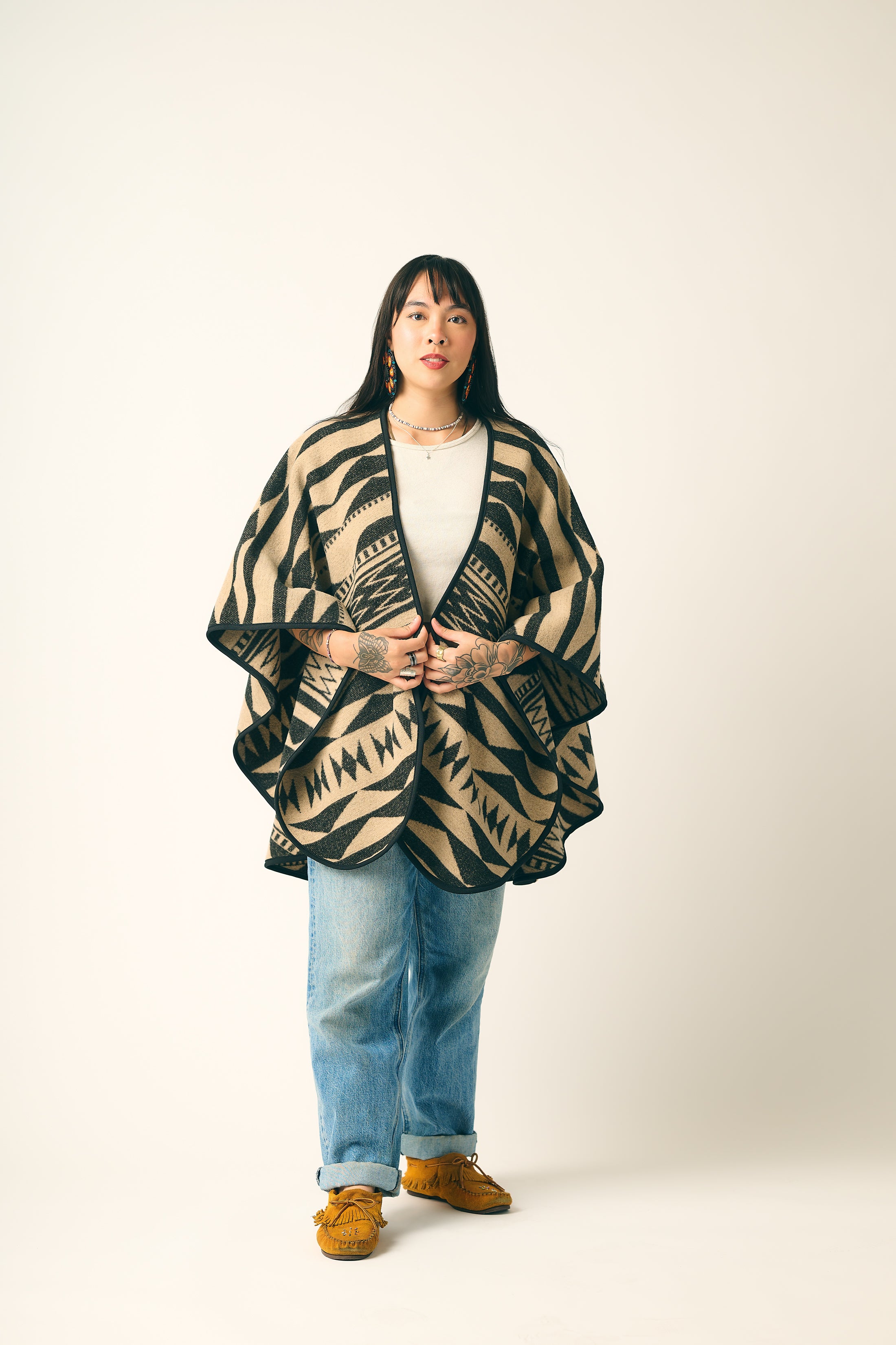 Weaver Indigenous Shawl