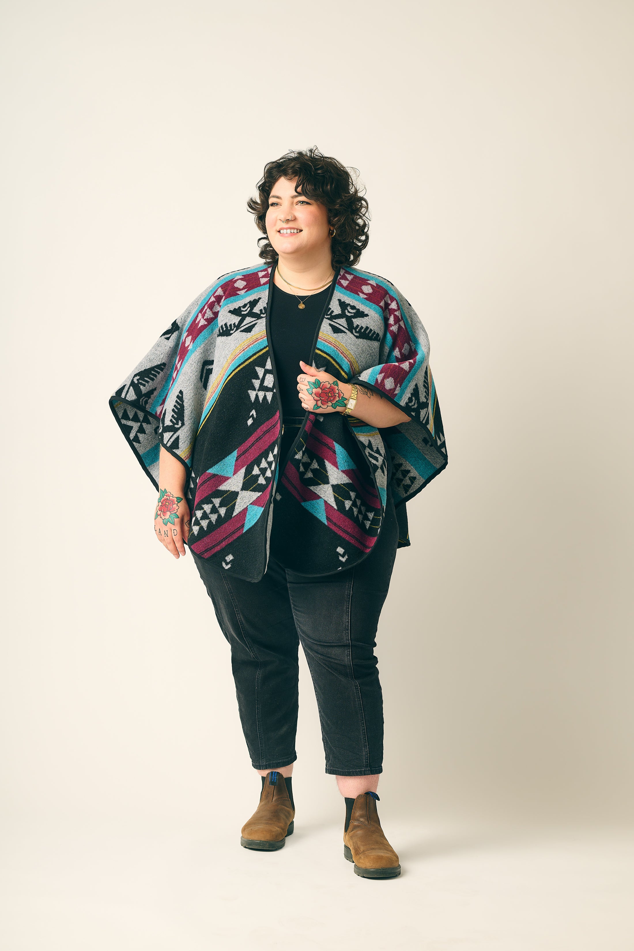 Eclair Indigenous Shawl