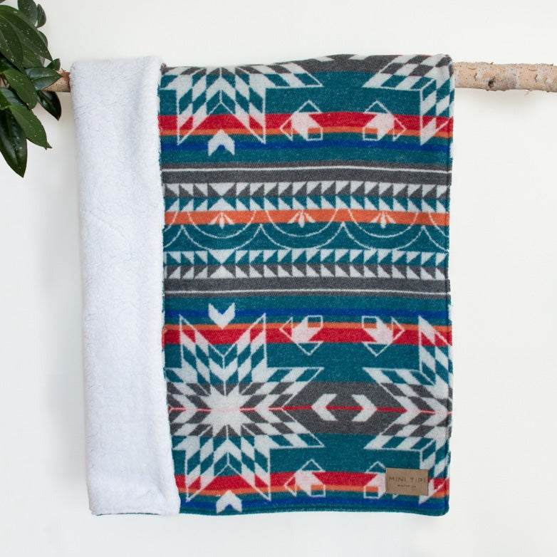 Nibi Indigenous Baby Blanket