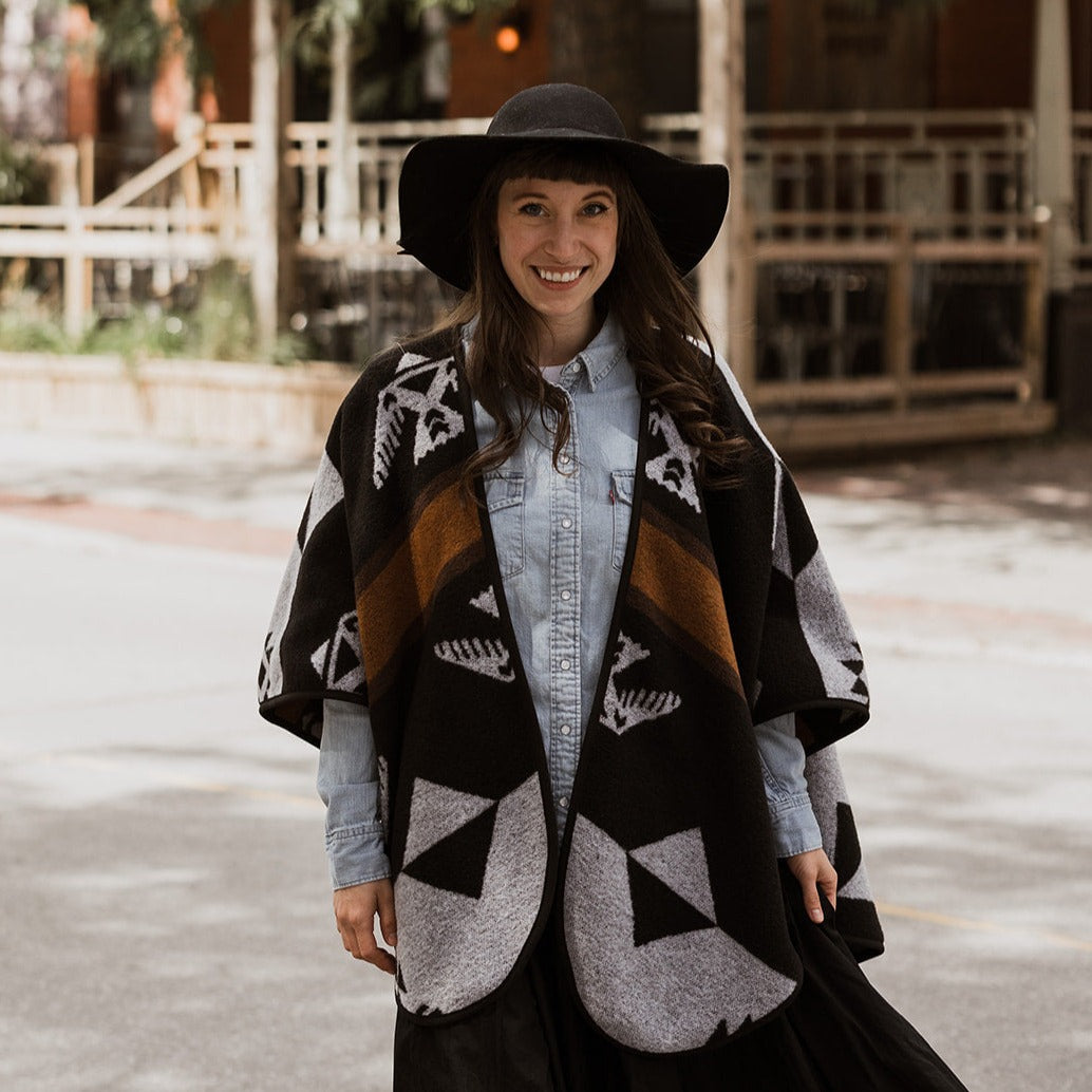 Perfectly Imperfect Thunderbird Reversible Shawl