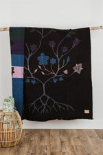 Wool Coloured Woodland Floral Panel