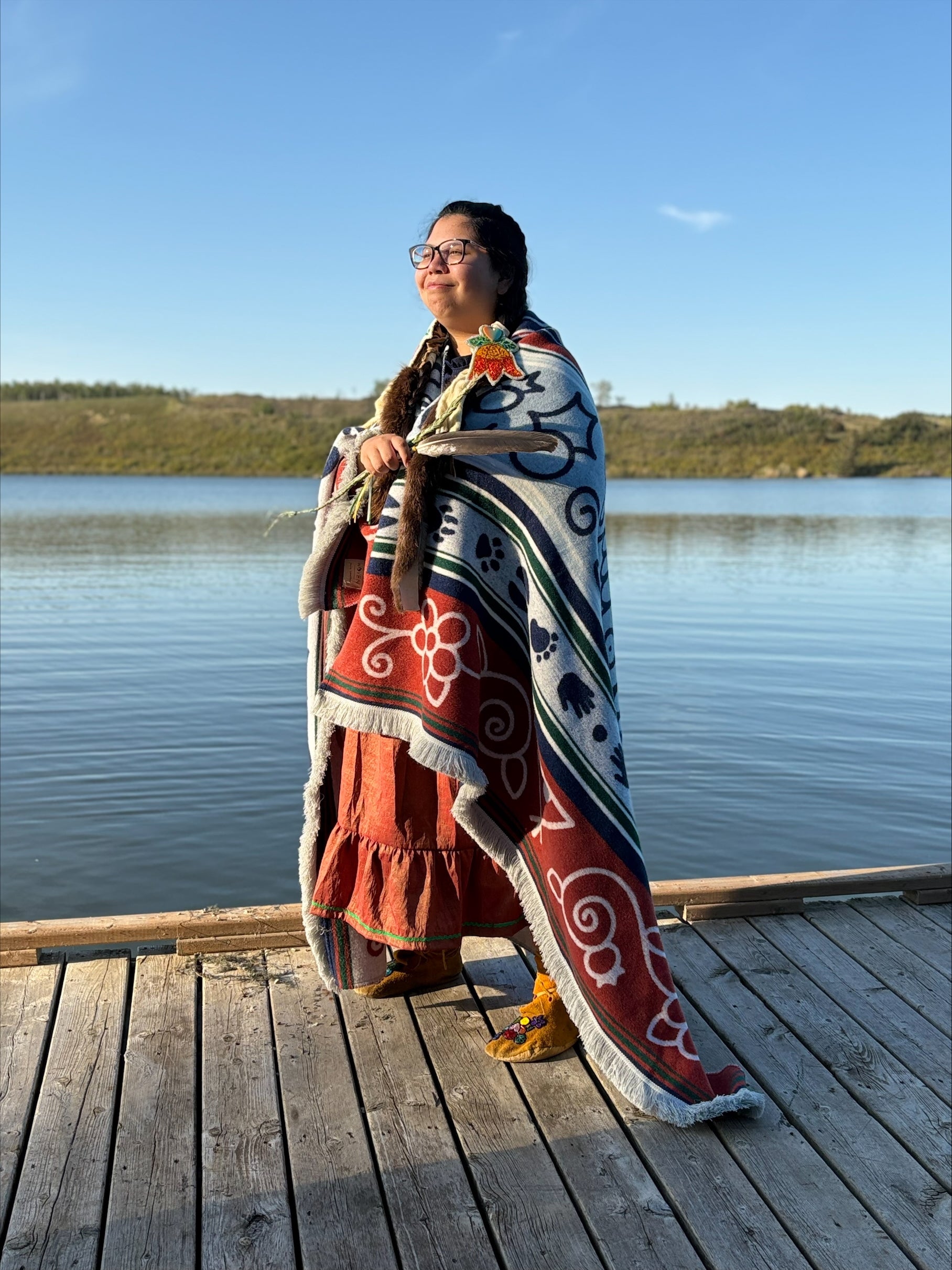 Mother Earth Indigenous Blanket