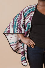 Currant Reversible Shawl